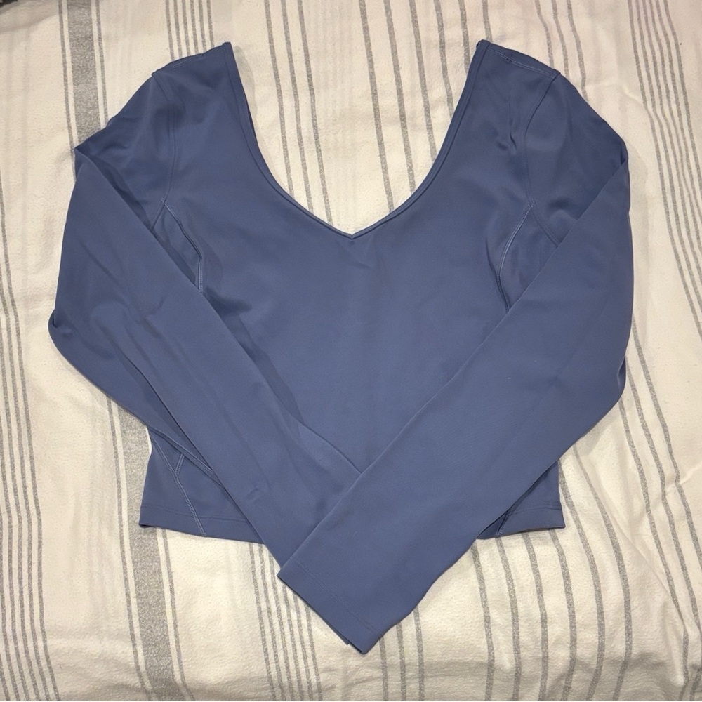 Blue Lululemon Align Long Sleeve